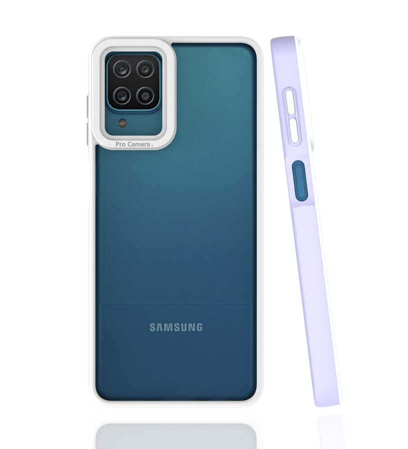 Galaxy A12 Kılıf Zore Mima Kılıf - Lila