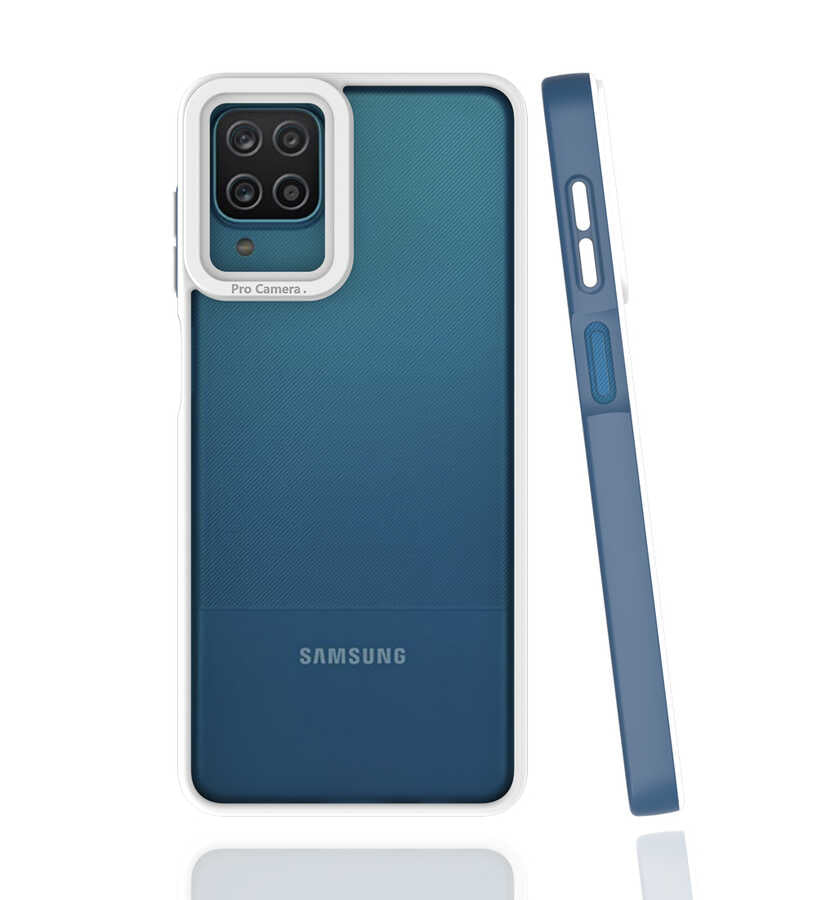 Galaxy A12 Kılıf Zore Mima Kılıf - Lacivert