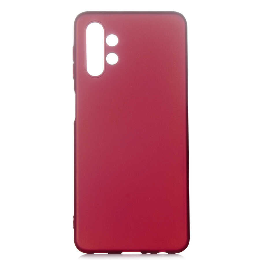 Galaxy A13 4G Kılıf Zore Premier Silikon Kılıf - Mürdüm