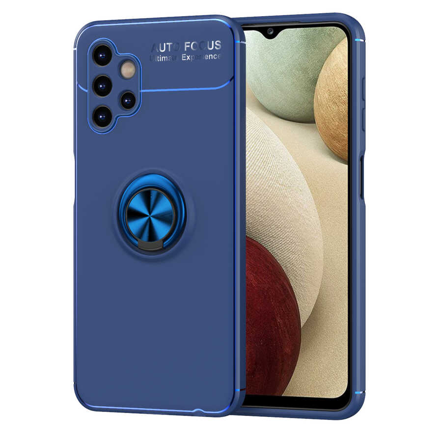 Galaxy A13 4G Kılıf Zore Ravel Silikon Kılıf - Mavi