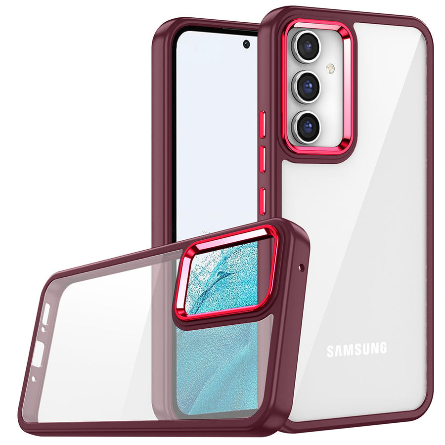 Galaxy A14 Kılıf Zore Flora Kılıf - Kırmızı