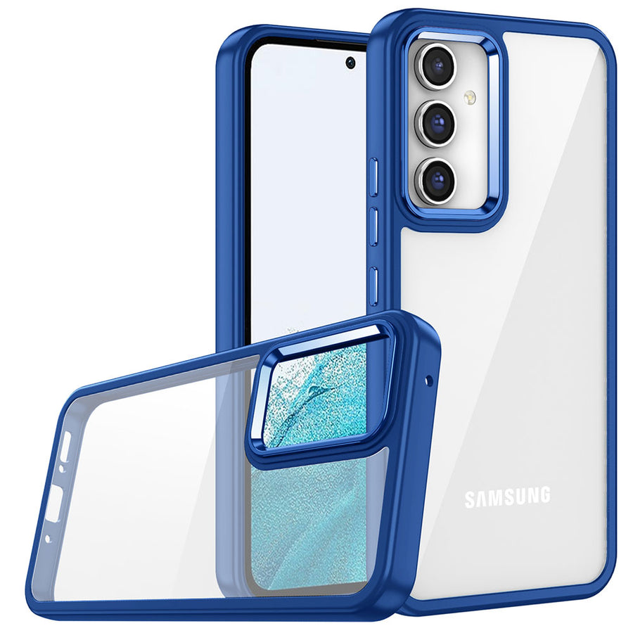 Galaxy A14 Kılıf Zore Flora Kılıf - Lacivert