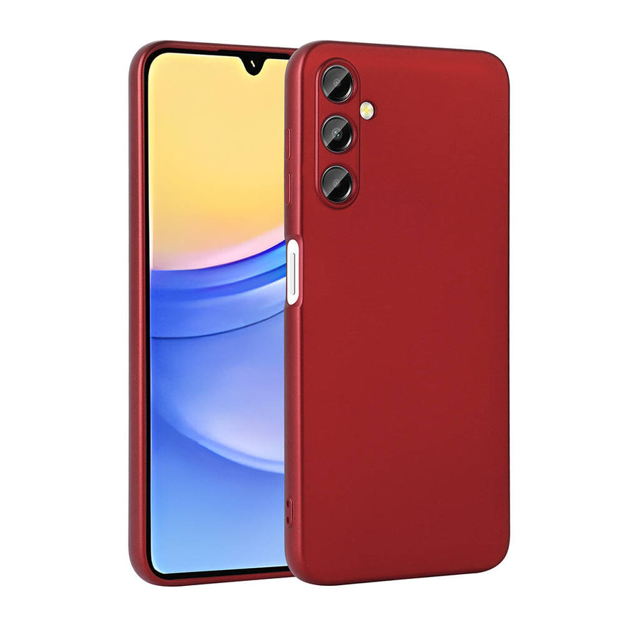 Galaxy A15 Kılıf Zore Premier Silikon Kılıf - Kırmızı