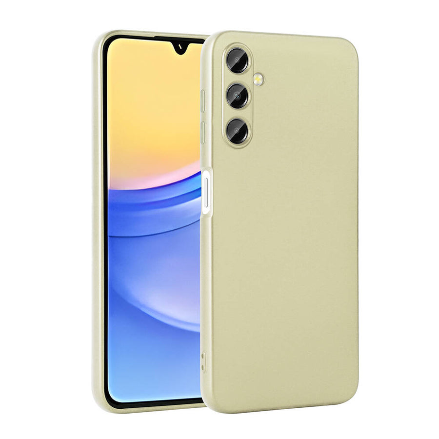 Galaxy A15 Kılıf Zore Premier Silikon Kılıf - Gold