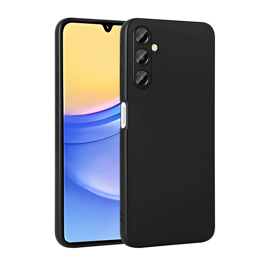 Galaxy A15 Kılıf Zore Premier Silikon Kılıf - Siyah