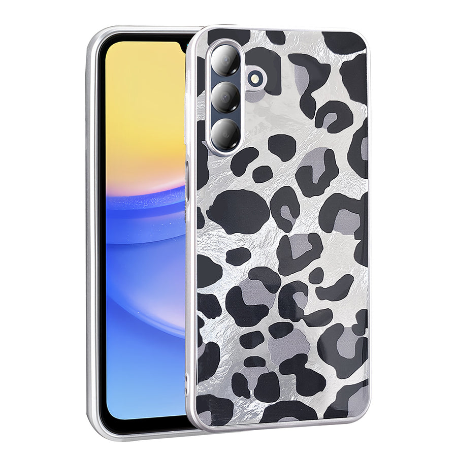 Galaxy A16 Kılıf Desenli Zore Mep Kılıf - Gri Leopar