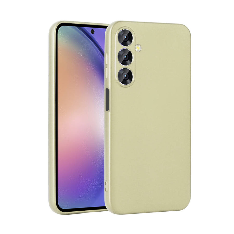 Galaxy A16 Kılıf Zore Premier Silikon Kılıf - Gold