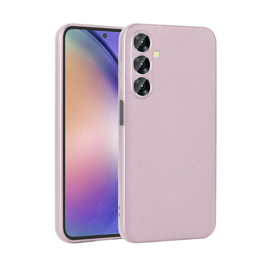 Galaxy A16 Kılıf Zore Premier Silikon Kılıf - Rose Gold
