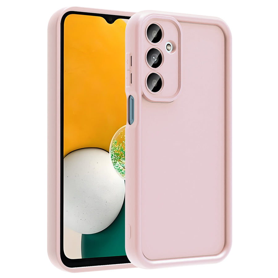 Galaxy A17 Kılıf Kamera Korumalı Zore Ananas Kılıf - Pembe