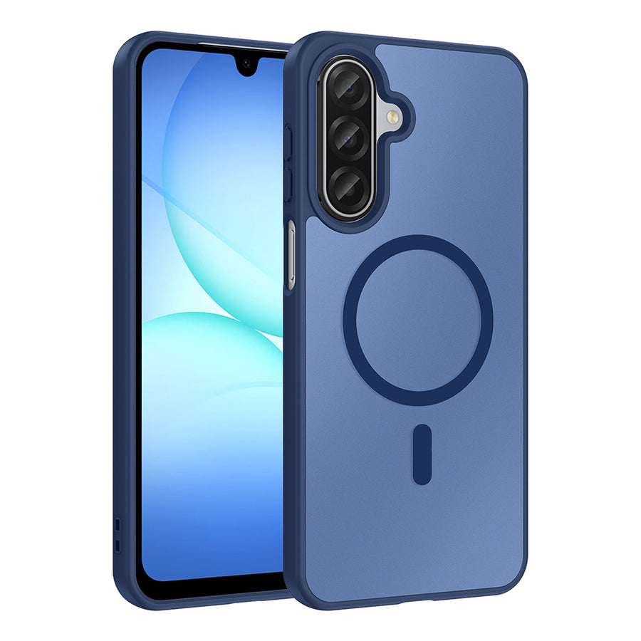 Galaxy A17 Kılıf M-safe Şarj Özellikli Zore Babet Kılıf - Mavi