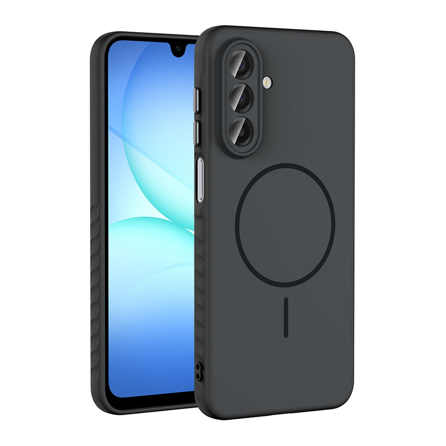 Galaxy A17 Kılıf M-safe Şarj Özellikli Zore Tea Kılıf - Siyah