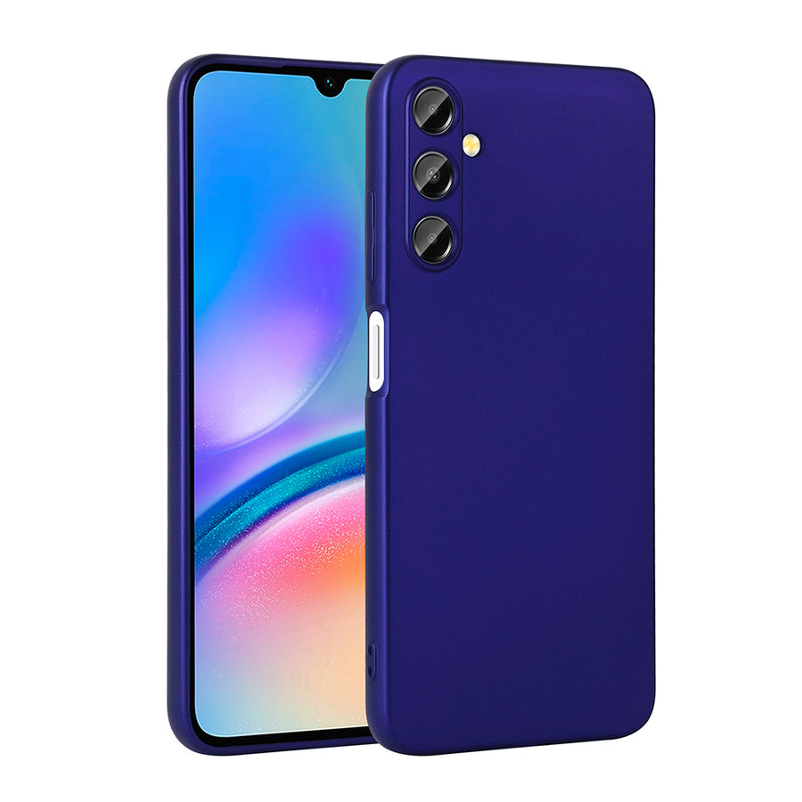 Galaxy A17 Kılıf Zore Premier Silikon Kılıf - Saks Mavi