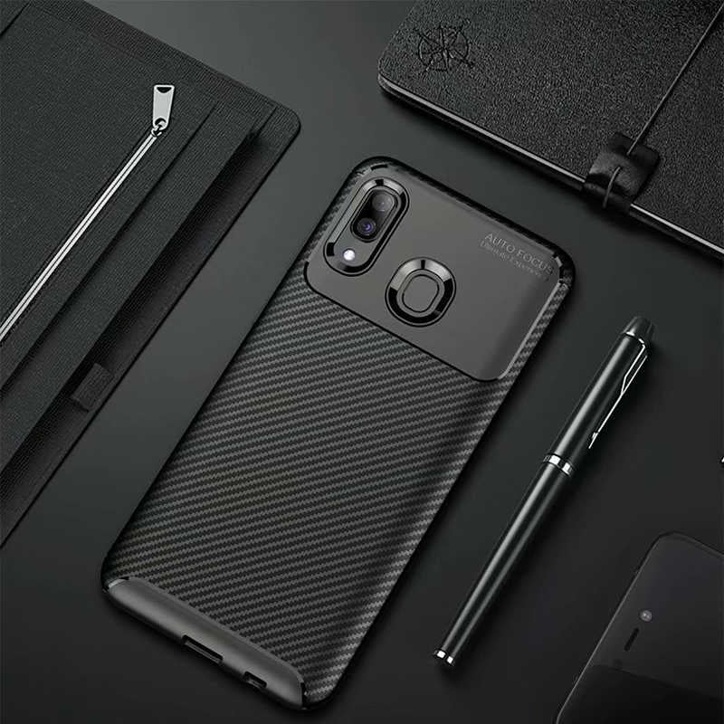 Galaxy A20 Kılıf Zore Negro Silikon Kılıf - Siyah