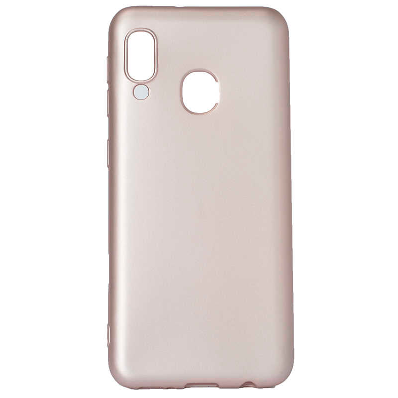 Galaxy A20E Kılıf Zore Premier Silikon Kılıf - Rose Gold