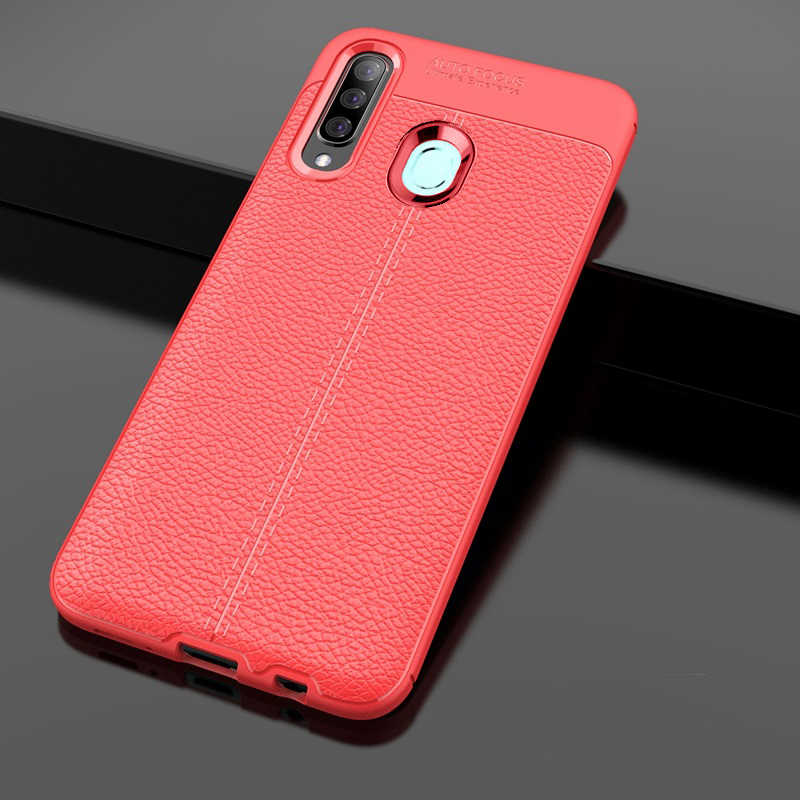 Galaxy A20S Kılıf Zore Niss Silikon Kılıf - Kırmızı