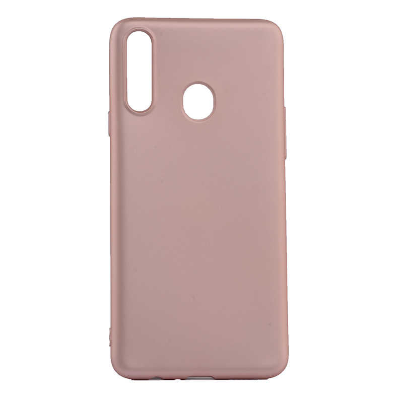 Galaxy A20S Kılıf Zore Premier Silikon Kılıf - Rose Gold