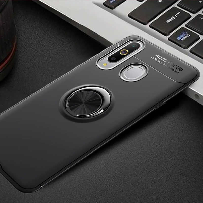 Galaxy A20S Kılıf Zore Ravel Silikon Kılıf - Siyah