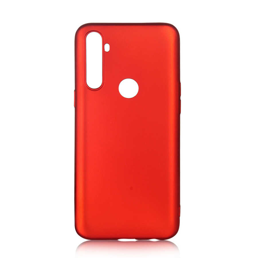 Realme C3 Kılıf Zore Premier Silikon Kılıf - Kırmızı