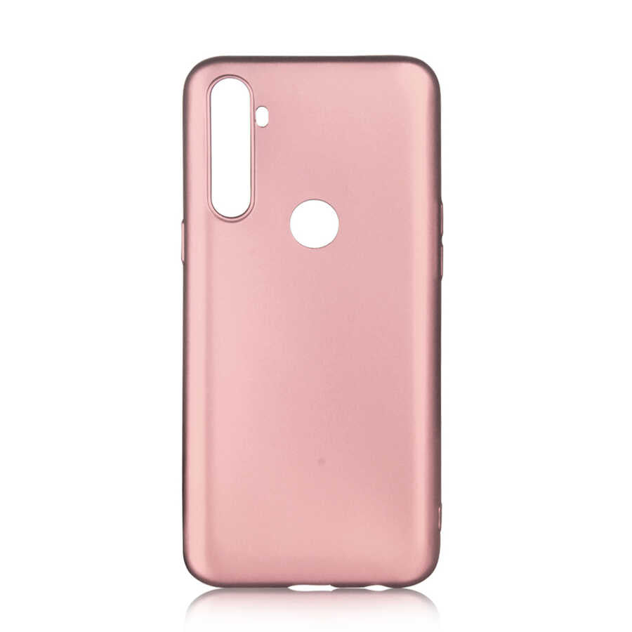 Realme C3 Kılıf Zore Premier Silikon Kılıf - Rose Gold