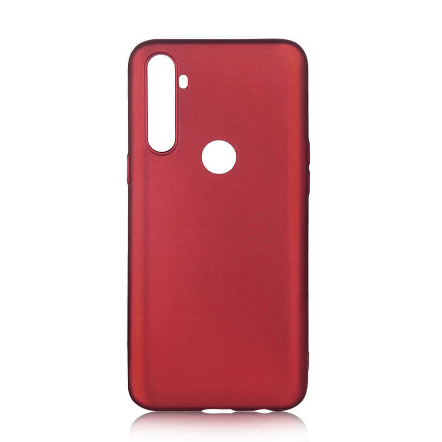 Realme C3 Kılıf Zore Premier Silikon Kılıf - Mürdüm