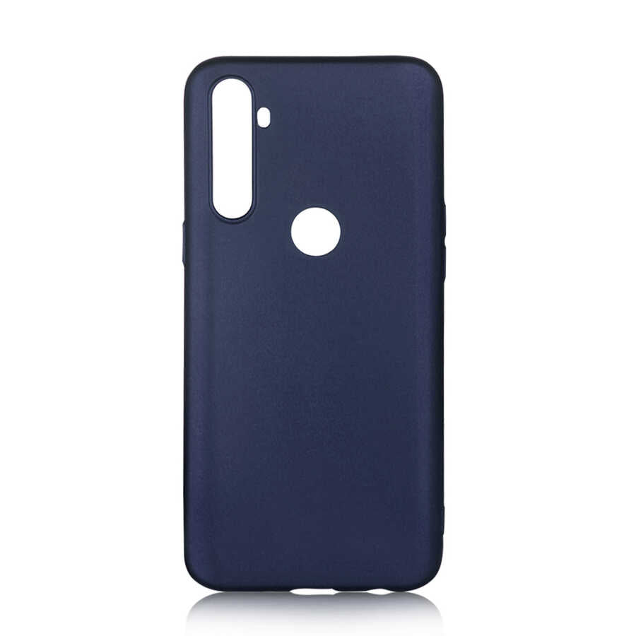 Realme C3 Kılıf Zore Premier Silikon Kılıf - Lacivert