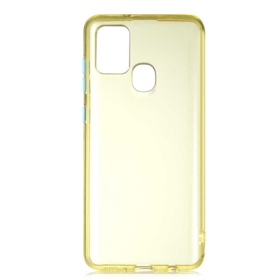 Galaxy A21S Kılıf Zore Bistro Kılıf - Sarı