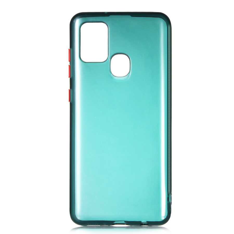 Galaxy A21S Kılıf Zore Bistro Kılıf - Koyu Yeşil