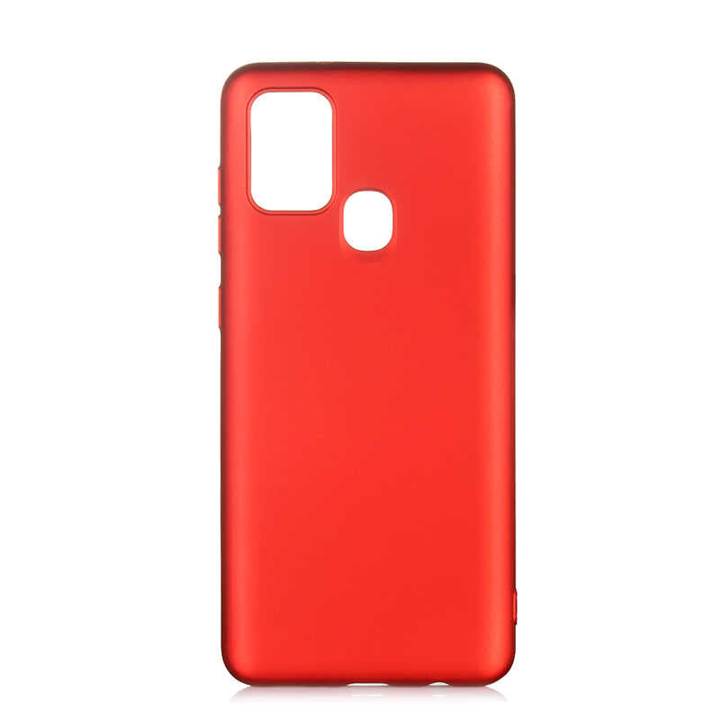 Galaxy A21S Kılıf Zore Premier Silikon Kılıf - Kırmızı