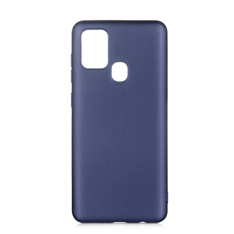 Galaxy A21S Kılıf Zore Premier Silikon Kılıf - Lacivert
