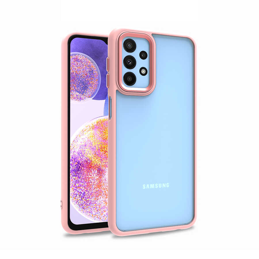 Galaxy A23 Kılıf Zore Flora Kılıf - Rose Gold
