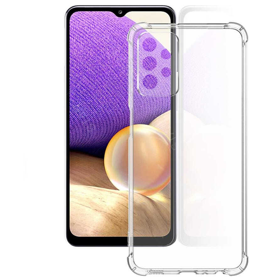 Galaxy A23 Kılıf Zore Kamera Korumalı Nitro Anti Shock Silikon - Renksiz