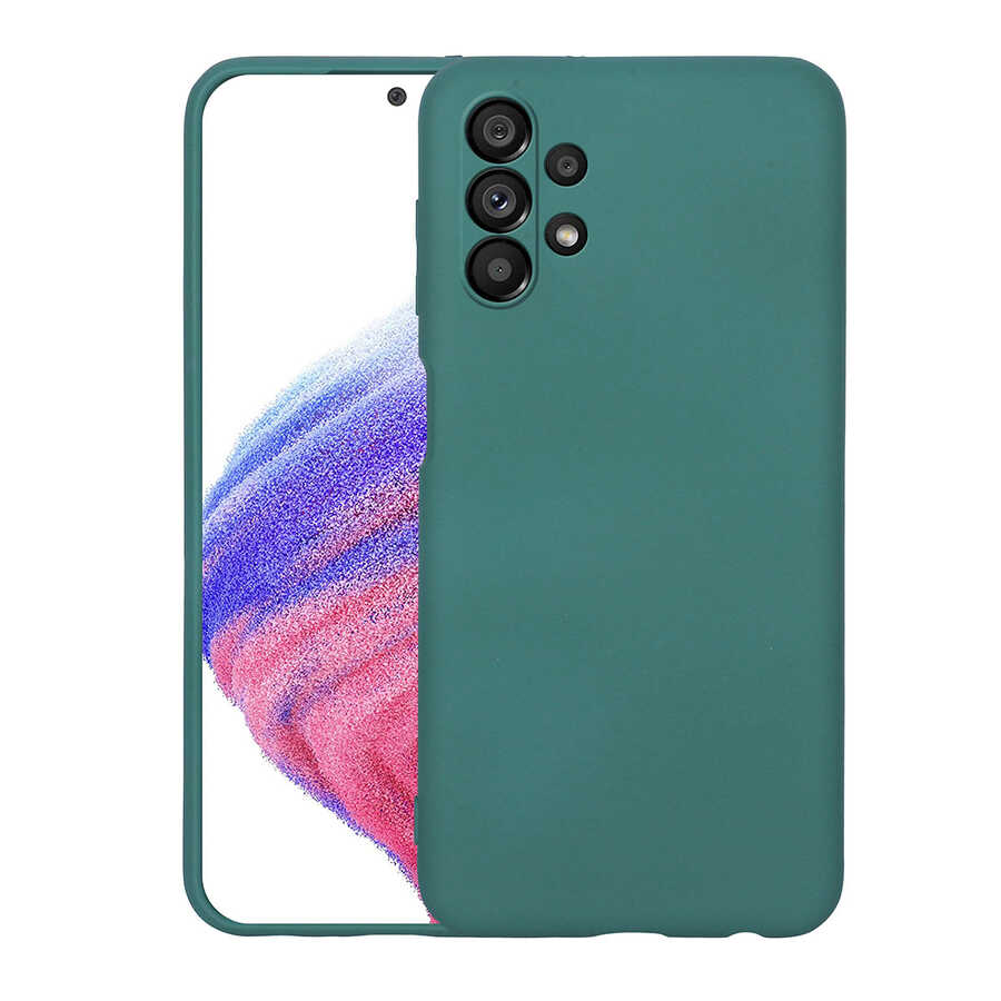 Galaxy A23 Kılıf Zore Mara Lansman Kılıf - Koyu Yeşil