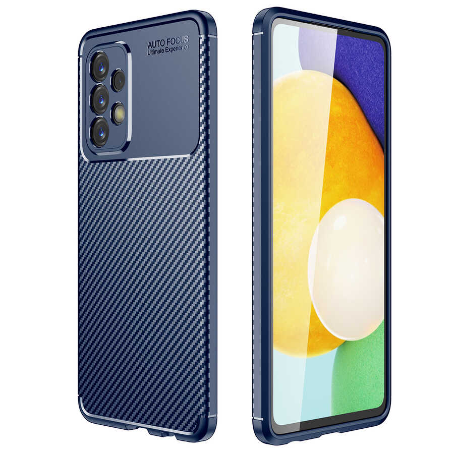 Galaxy A23 Kılıf Zore Negro Silikon Kılıf - Lacivert