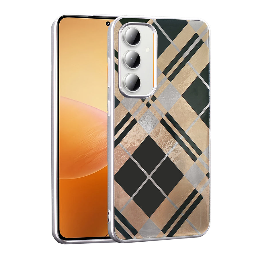 Galaxy A25 Kılıf Desenli Zore Mep Kılıf - Geometrik