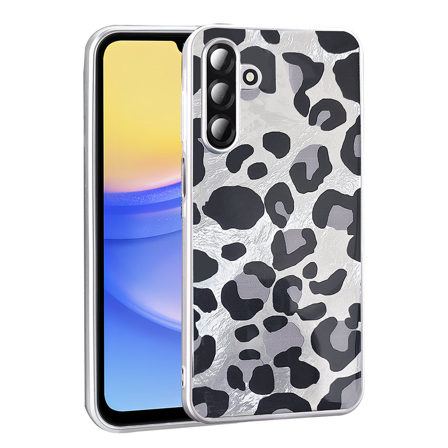 Galaxy A26 Kılıf Desenli Zore Mep Kılıf - Gri Leopar