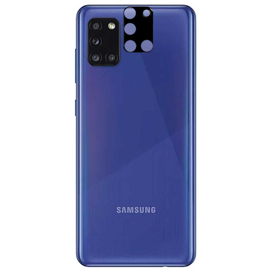 Galaxy A31 Zore 3D Kamera Camı - Siyah