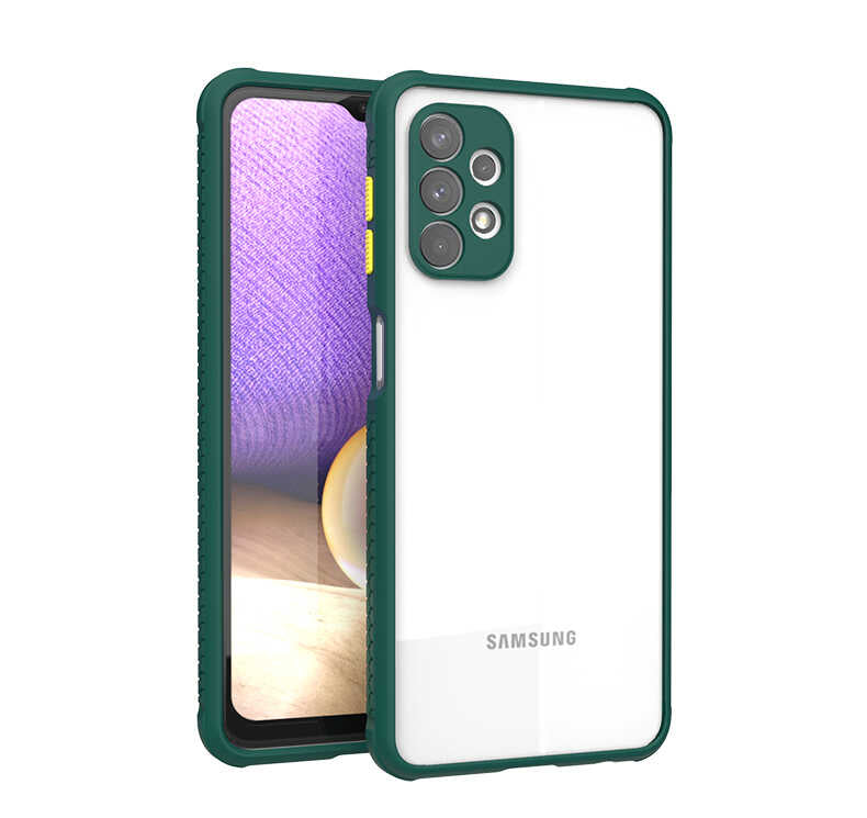 Galaxy A32 4G Kılıf Zore Kaff Kılıf - Koyu Yeşil