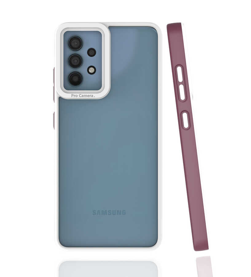 Galaxy A32 4G Kılıf Zore Mima Kılıf - Mürdüm