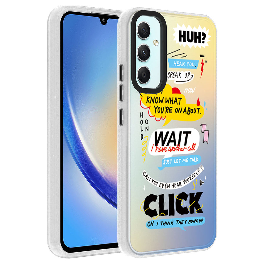 Galaxy A34 Kılıf Desenli Zore Dragon Sert Kılıf - Kelimeler