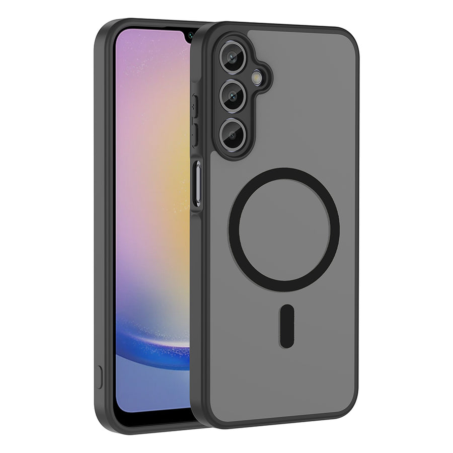 Galaxy A34 Kılıf M-safe Şarj Özellikli Zore Babet Kılıf - Siyah