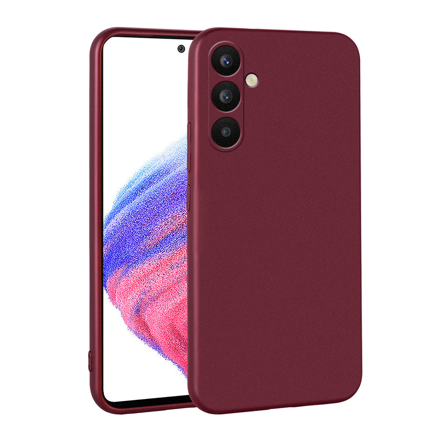 Galaxy A34 Kılıf Zore Premier Silikon Kılıf - Mürdüm
