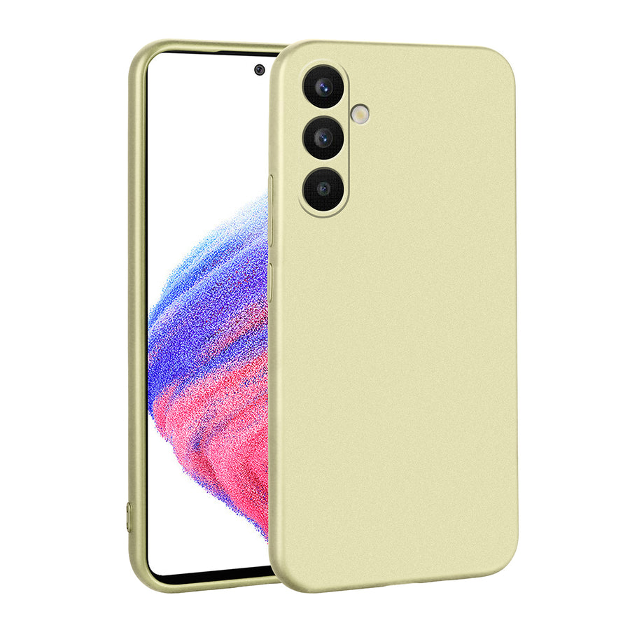 Galaxy A34 Kılıf Zore Premier Silikon Kılıf - Gold