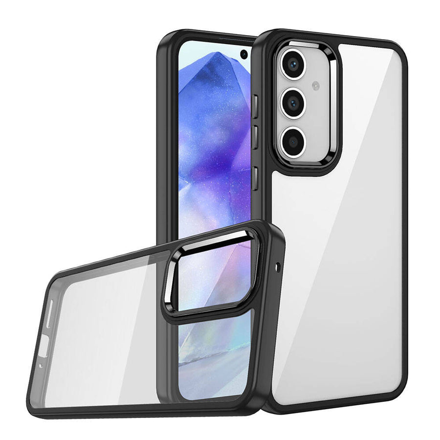 Galaxy A35 Kılıf Zore Flora Kılıf - Siyah