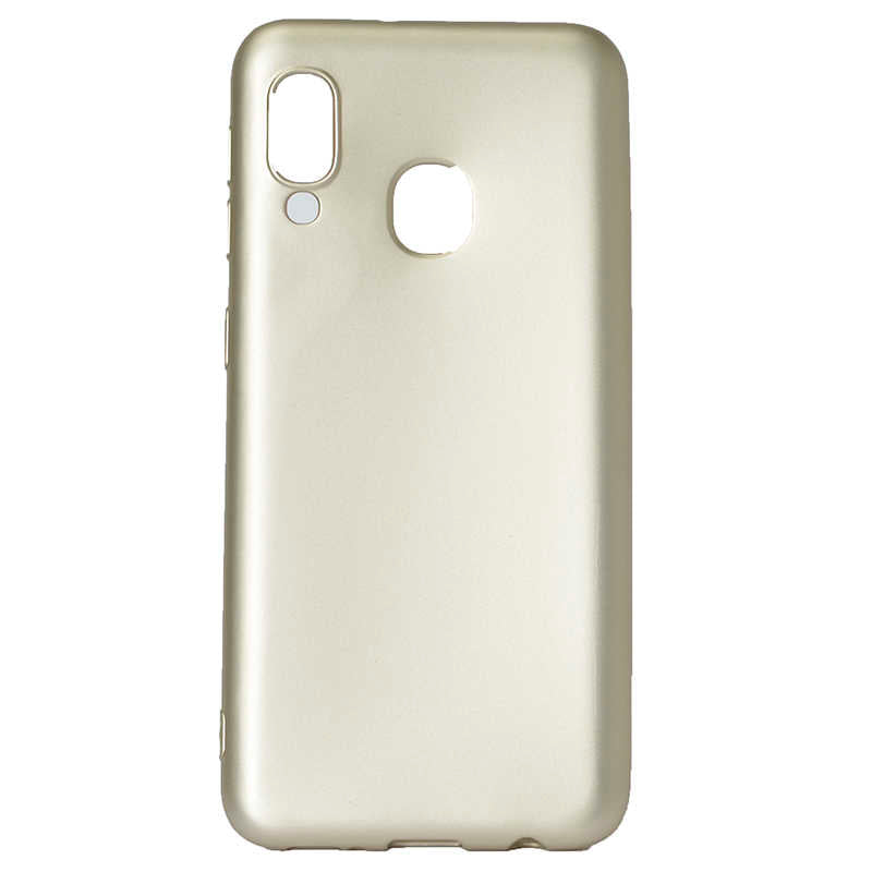 Galaxy A40 Kılıf Zore Premier Silikon Kılıf - Gold