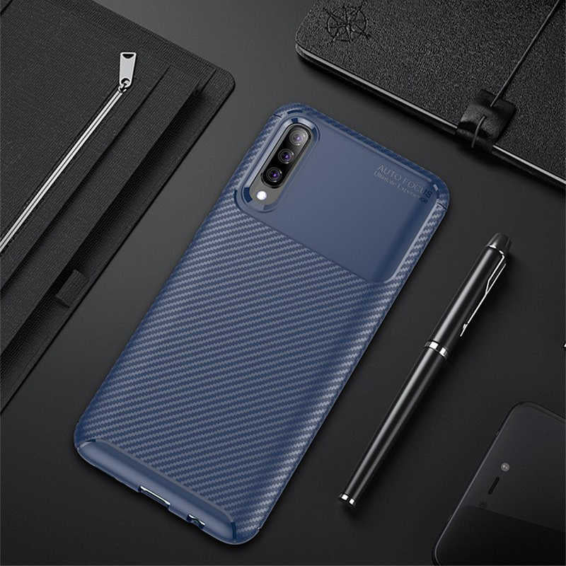 Galaxy A50 Kılıf Zore Negro Silikon Kılıf - Lacivert