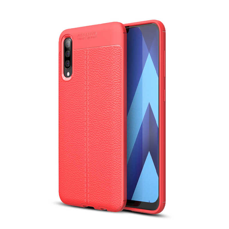 Galaxy A50 Kılıf Zore Niss Silikon Kılıf - Kırmızı