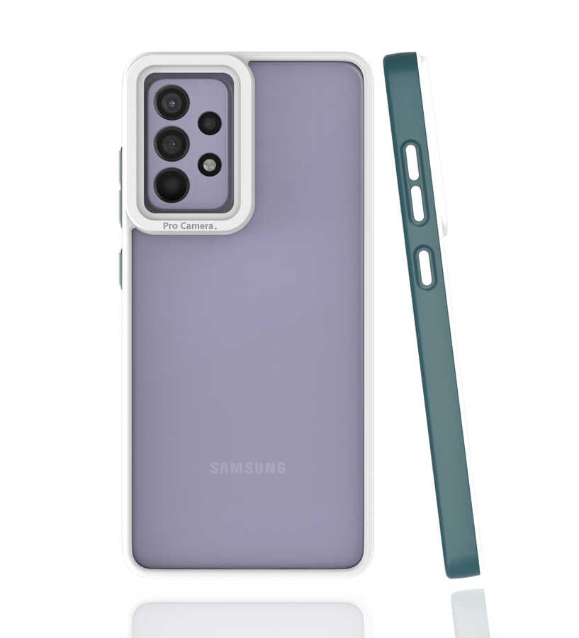 Galaxy A52 Kılıf Zore Mima Kılıf - Koyu Yeşil