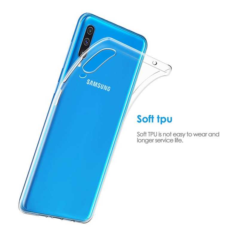 Galaxy A70 Kılıf Zore Süper Silikon Kılıf - Renksiz
