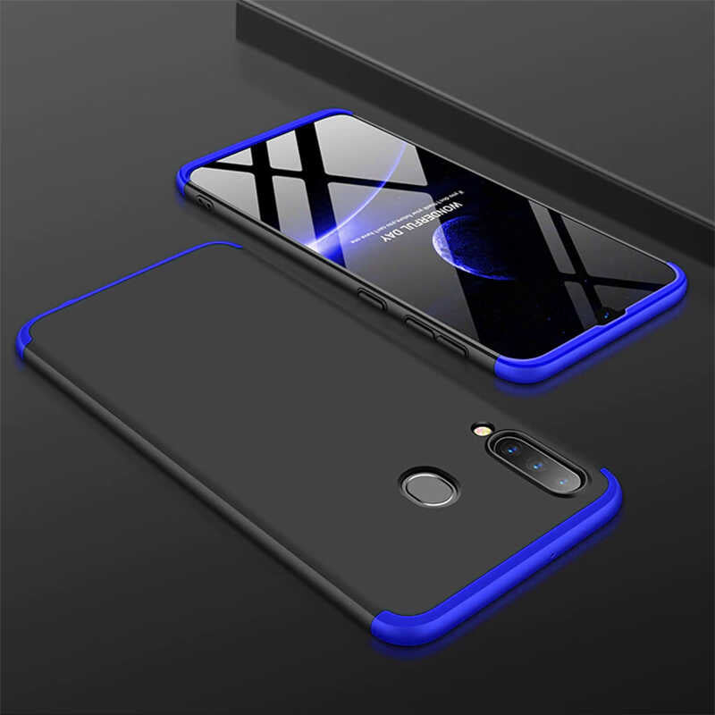 Galaxy A70 Kılıf Zore Ays Kılıf - Siyah-Mavi