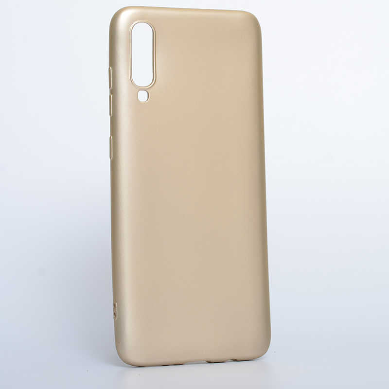 Galaxy A70 Kılıf Zore Premier Silikon Kılıf - Gold